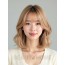 골든 블론드 턱밑 인버티드 단발