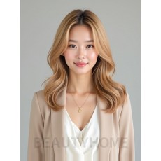 골든 블론드 미디엄 레이어+센터