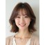 밀크티 브라운 어깨 텍스처 단발+풀뱅