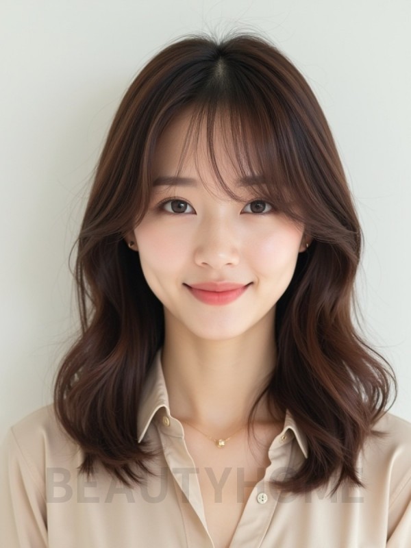턱밑 인버티드 단발+뱅