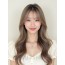 토프 브라운 긴 컬+센터