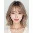 어깨 웨이브 단발+사이드뱅