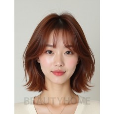 쇄골 레이어드 단발