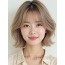 귀밑 그라데이션 단발+사이드뱅