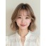 턱선 컬 단발+시스루뱅