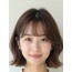 그레ige 브라운 턱밑 텍스처 단발+풀뱅