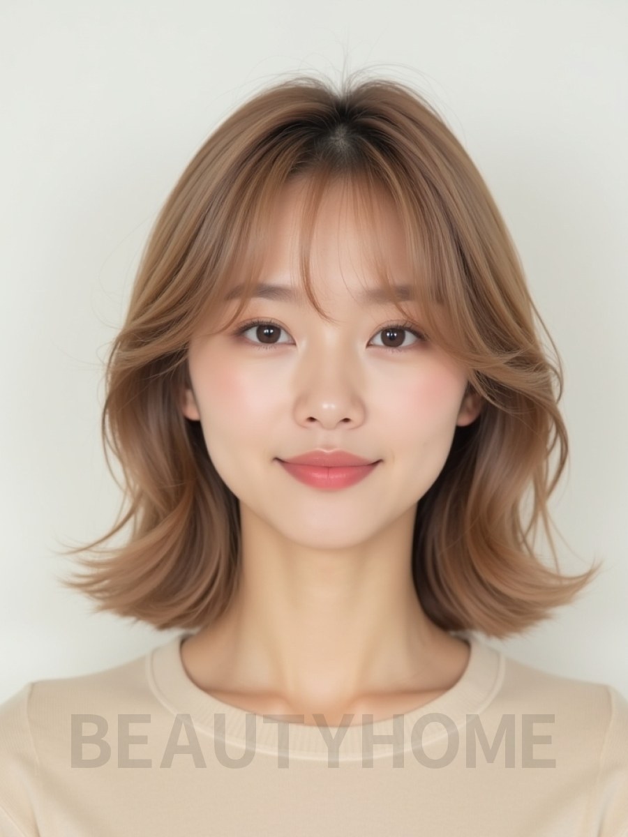 베이지 브라운 어깨 레이어+센터