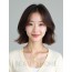 다크 애쉬 브라운 쇄골 인버티드 단발