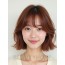 귀밑 레이어드 단발+커튼뱅