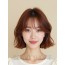 턱선 블런트 단발+시스루뱅