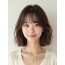 귀밑 스트레이트 단발+풀뱅