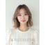 토프 브라운 쇄골 그라데이션 단발