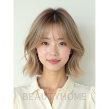 쇄골 비대칭 단발