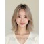 샌드 블론드 쇄골 생머리+센터