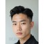 남성 블랙 투블럭