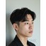 남성 블랙 투블럭