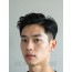 남성 블랙 투블럭