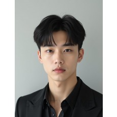 남성 블랙 컷