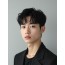남성 블랙 투블럭