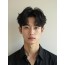 남성 블랙 투블럭