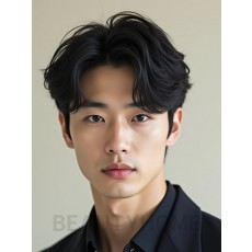 남성 블랙 쉬크 컷