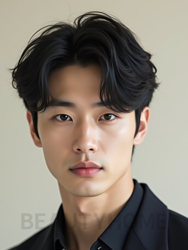 남성 블랙 쉬크 컷