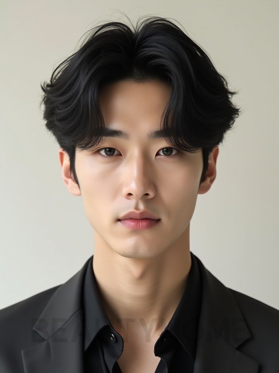 남성 블랙 애즈펌