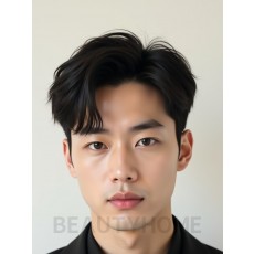 남성 블랙 댄디컷