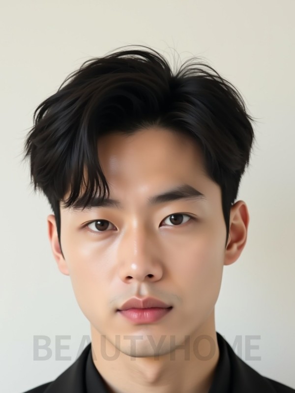 남성 블랙 댄디컷