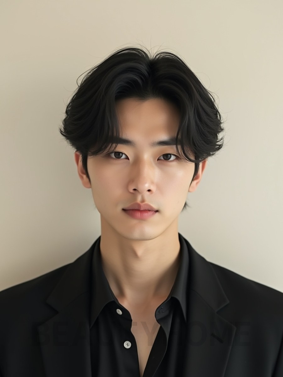 남성 블랙 애즈펌