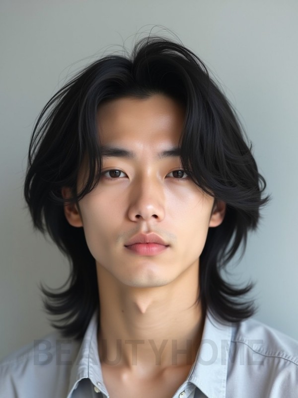 남성 블랙 레이어드