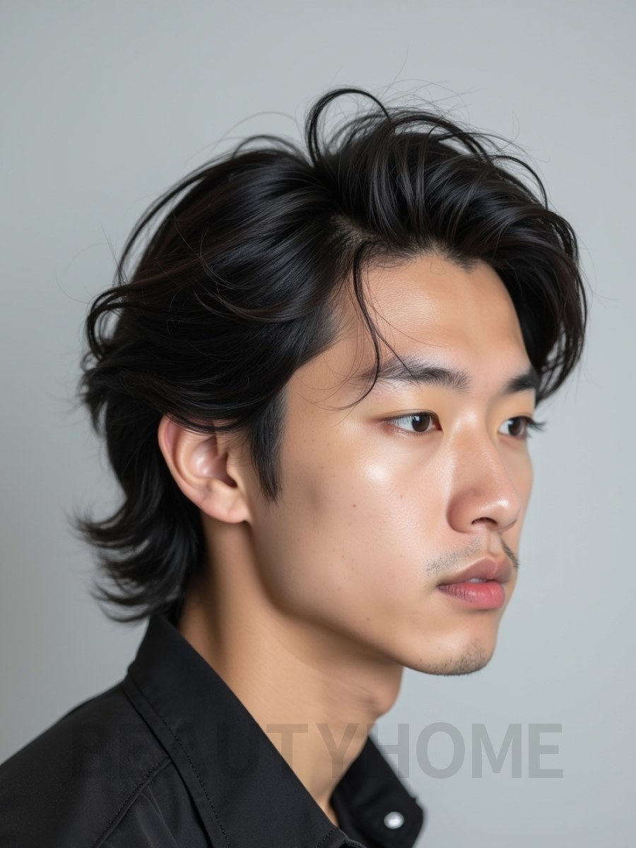 남성 블랙 레이어드