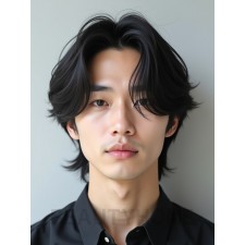 남성 블랙 컷