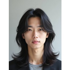 남성 블랙 레이어드