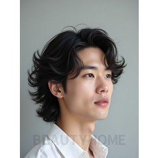 남성 블랙 레이어드