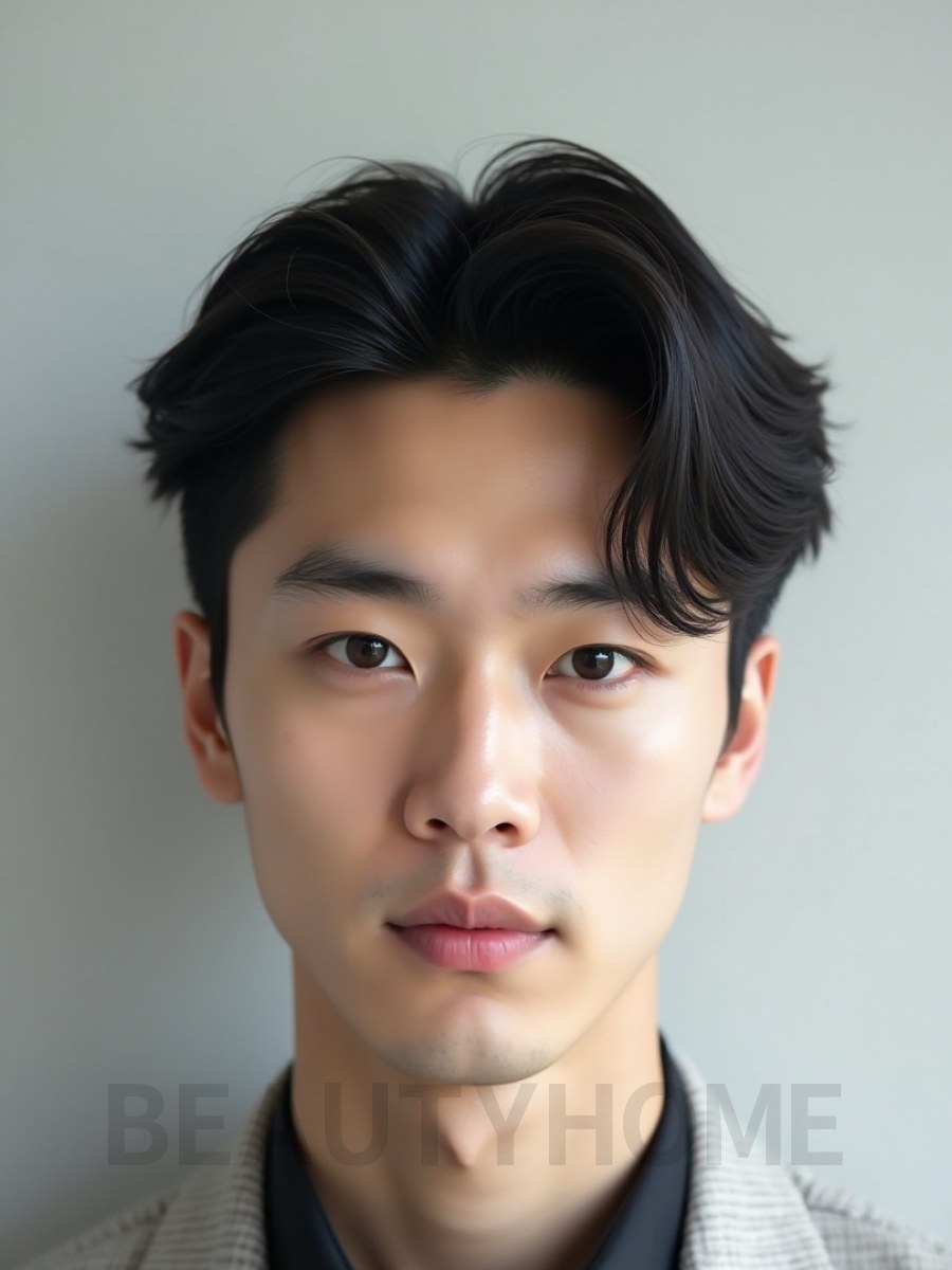 남성 블랙 스위시컷
