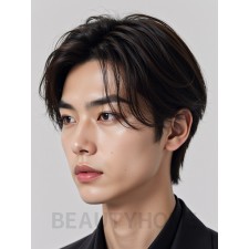 남성 브라운 커트