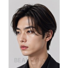 남성 브라운 커트