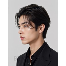 남성 블랙 댄디컷