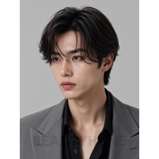 남성 브라운 커트