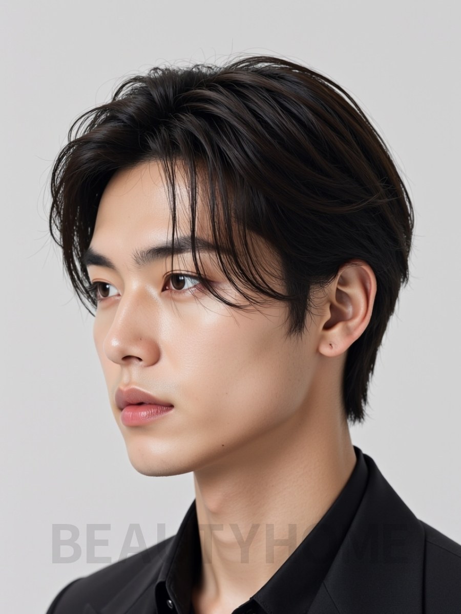 남성 브라운 댄디컷