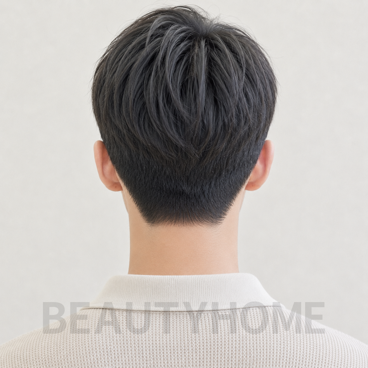 남자 다운펌 다크 애쉬 그레이 염색