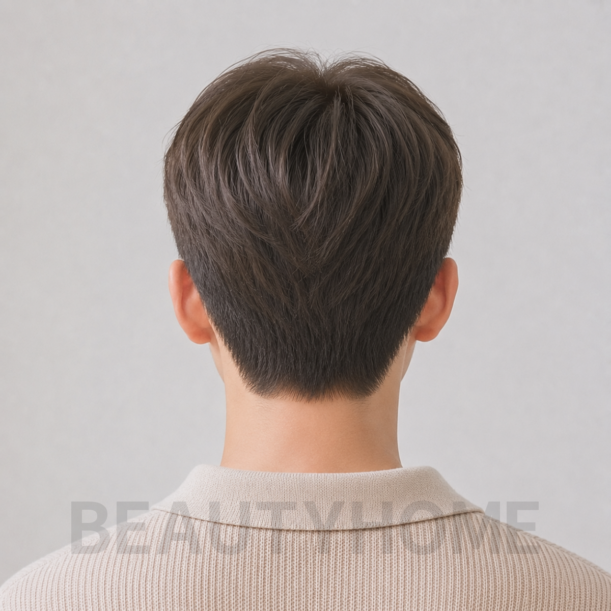 남자 다운펌 애쉬 브라운 염색