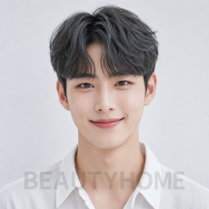 남자 쉐도우 애즈펌 다크 애쉬 그레이 염색