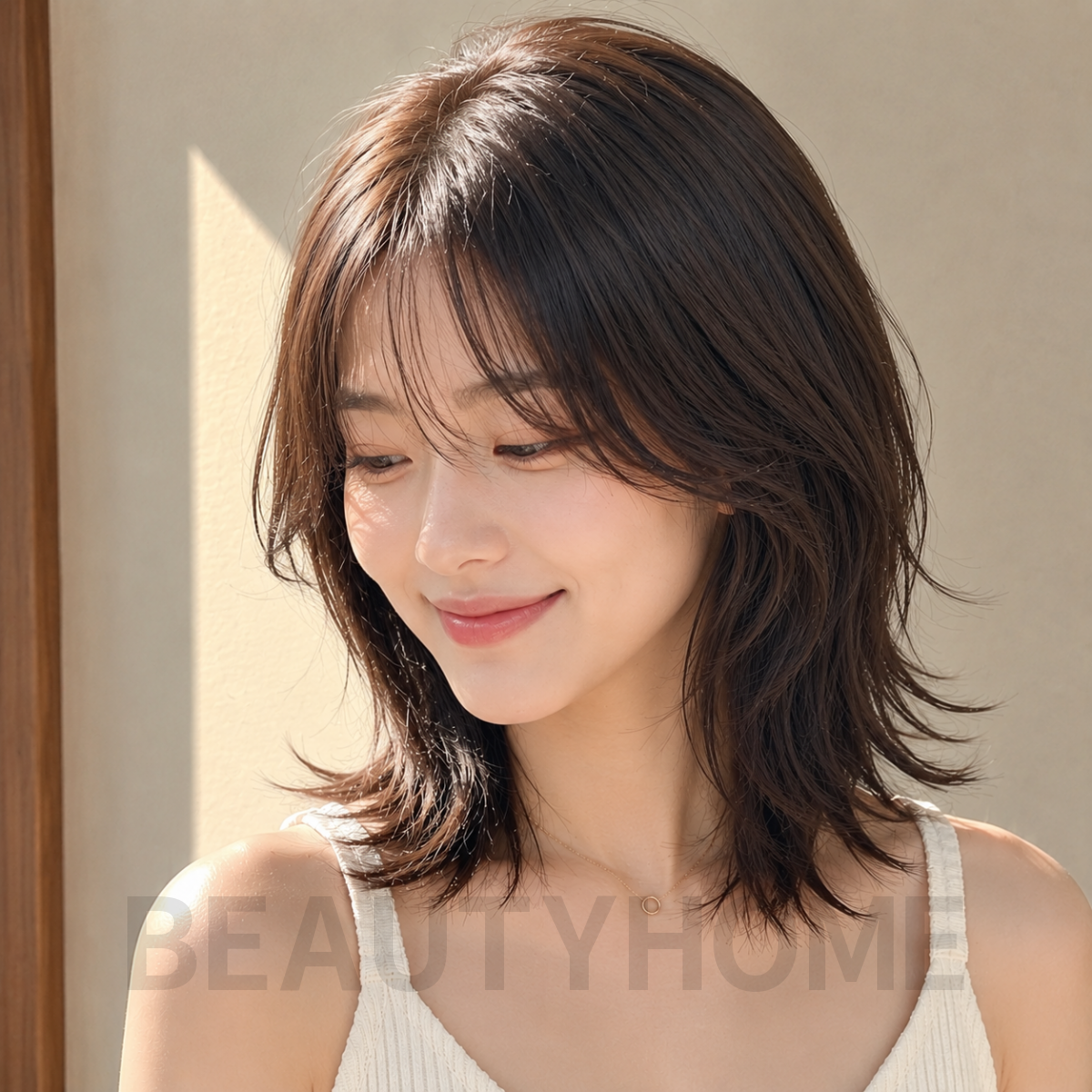 여자 중단발 허쉬컷
