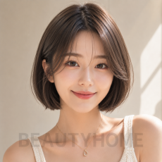 여자 스칸디 보브컷 익스펜시브 브루넷