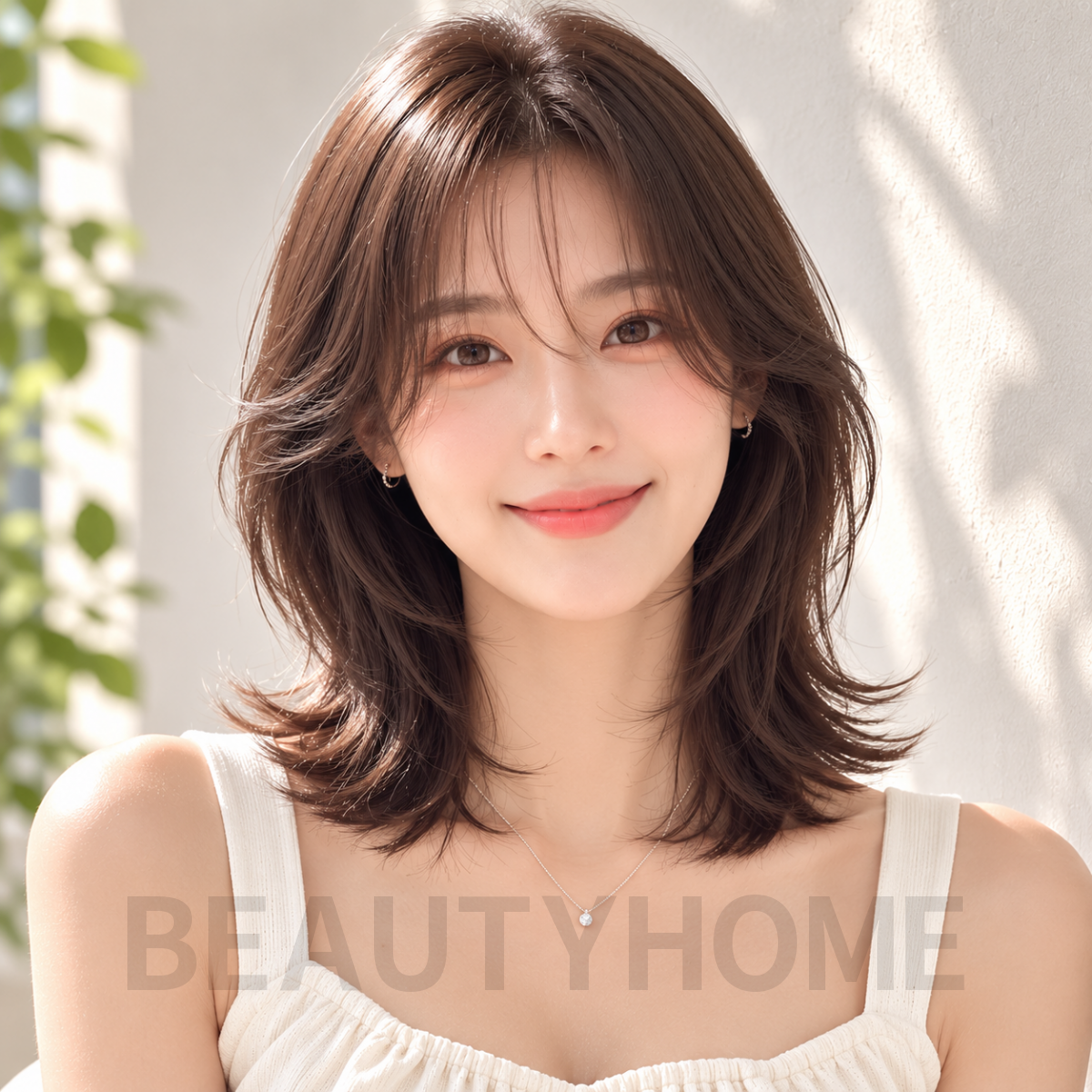 여자 중단발 허쉬컷